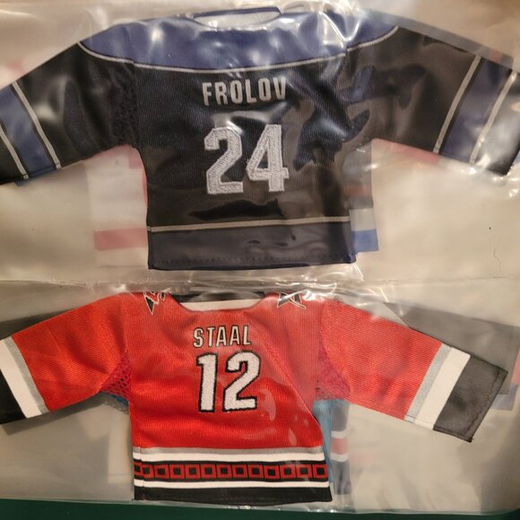 Lot of 24 2006-2008 Upper Deck NHL Mini Jersey's 4" X 9" NESH STAAL VANEK & more - Picture 7 of 16